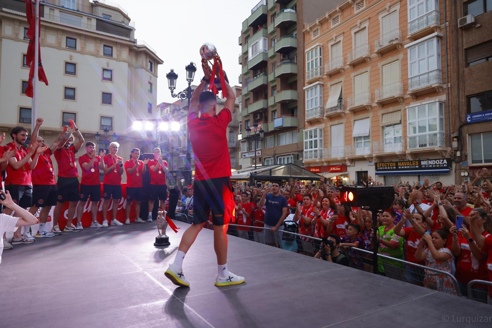 Las imágenes de la celebración del Jimbee Cartagena, campeón de liga