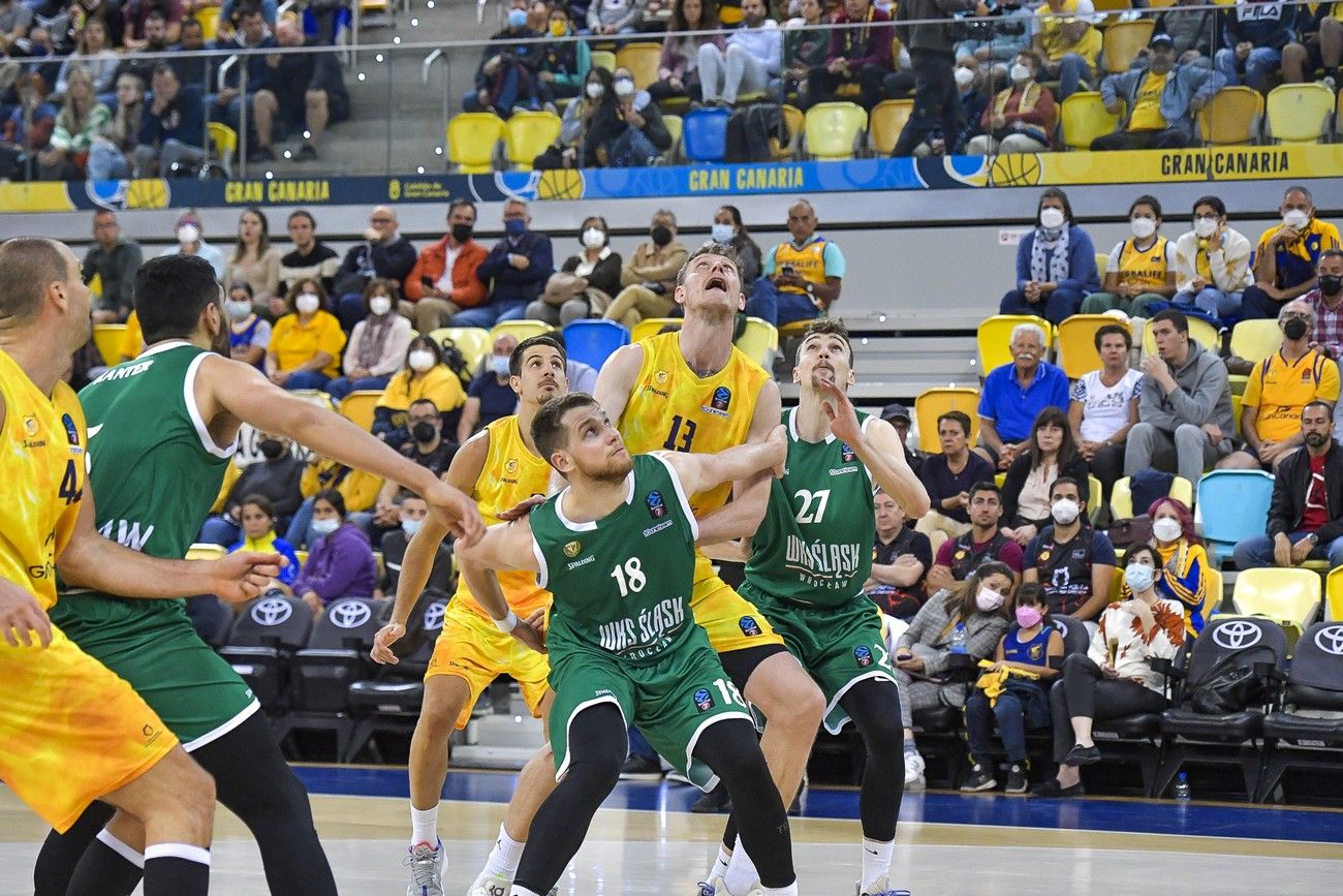 Partido de Eurocup: CB Gran Canaria – Slask Wroclaw