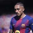 Raphinha of FC Barcelona looks on during the Spanish league, LaLiga EA Sports, football match played between FC Barcelona and Rayo Vallecano at Spotify Camp Nou stadium on March 22, 2026 in Barcelona, Spain. AFP7 22/03/2026 ONLY FOR USE IN SPAIN