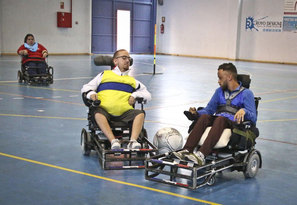 La Selección de Francia de «powerchair» se entrena en Callosa de Segura