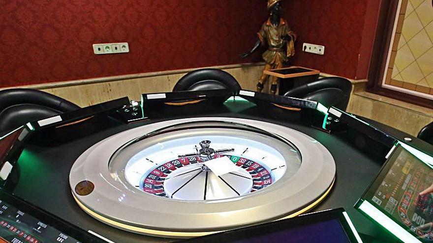 Ruleta en Salón de Juegos. 