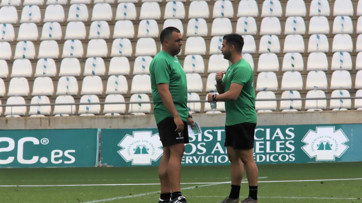 Entrenamiento del Córdoba CF tras el descenso a Segunda RFEF