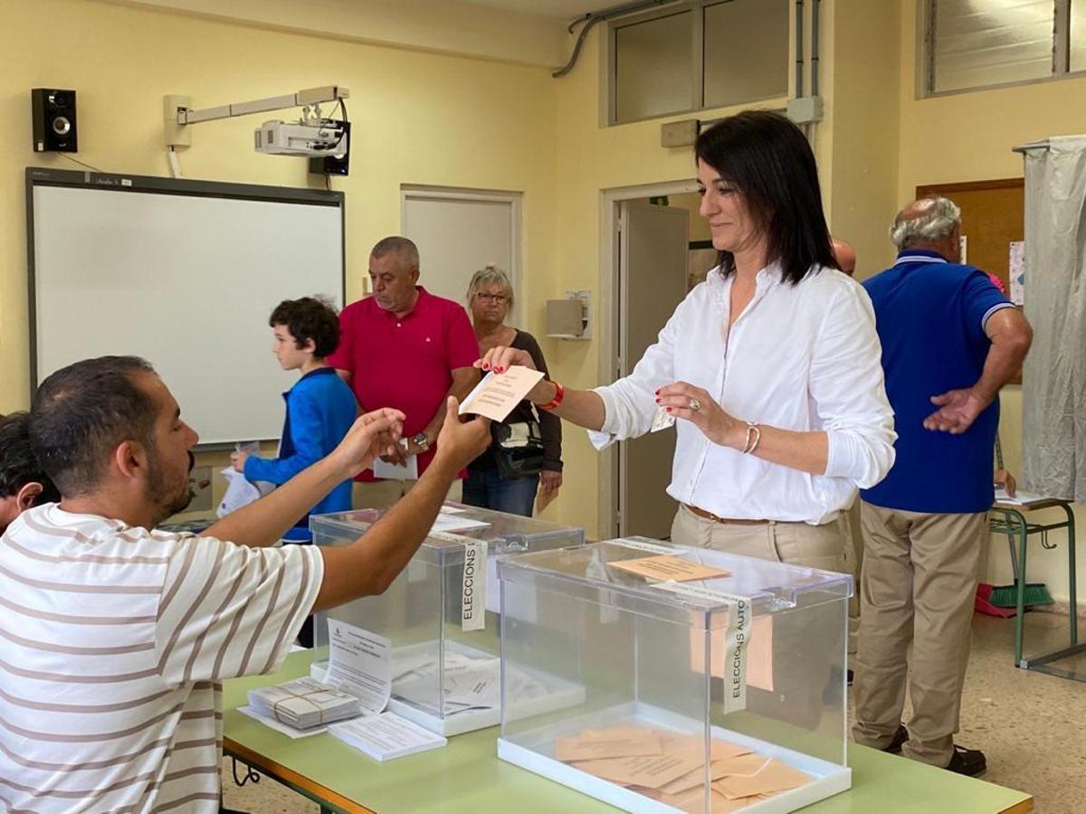 La candidata a la reelección por el PSOE al Consell de Formentera, Ana Juan