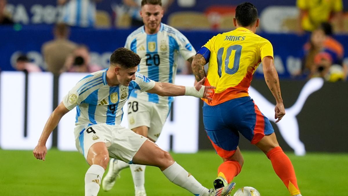 James Rodríguez, durante la final de la Copa América 2024 ante Argentina