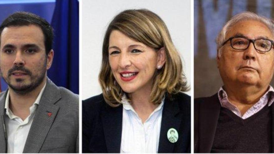 Los tres ministros de Podemos para Consumo, Trabajo y Universidades