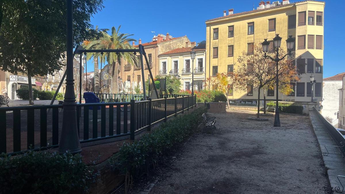 La Conce de Cáceres, este martes por la mañana.