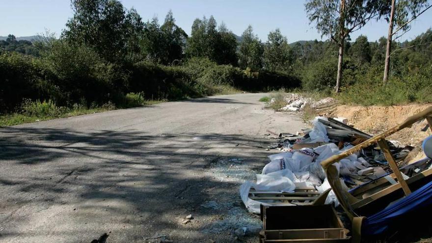 Paraje de Montegrande en el que ha sido autorizada la construcción de un vertedero para materiales inertes.