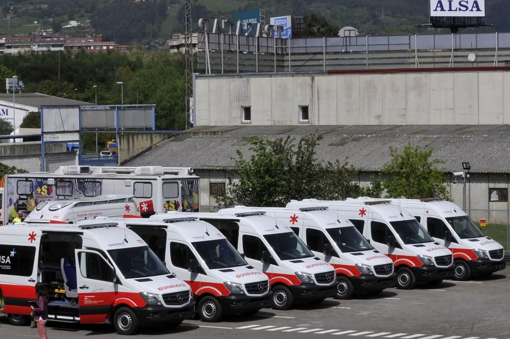 Asturias estrena nueva flota de ambulancias