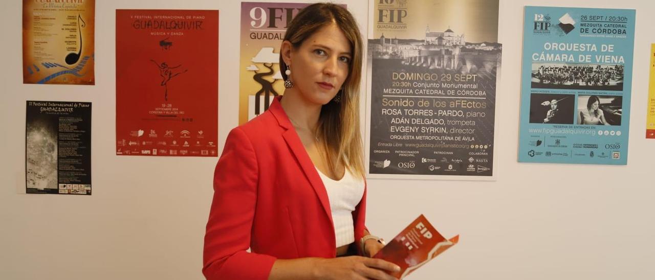 María Dolores Gaitán es la directora artística del Festival Internacional de Piano Guadalquivir