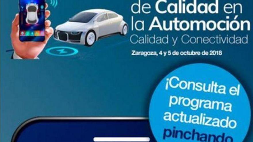 La conectividad centra XXIII Congreso de Calidad en Automoción, en Zaragoza