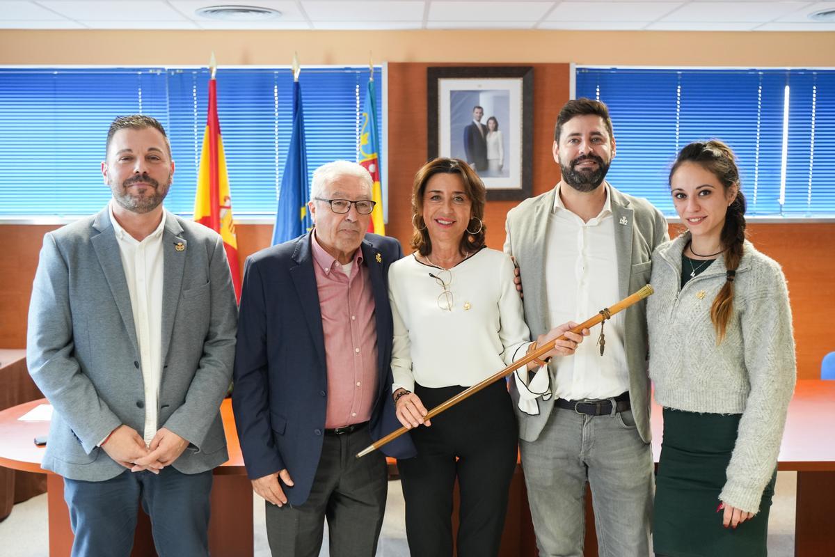 Santiago Rubio, María Isabel Aliaga, Montse Cervera, Manuel Cervera y Carlos Rodado