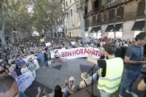 Lea aquí el manifiesto de la manifestación contra la saturación turística de Mallorca