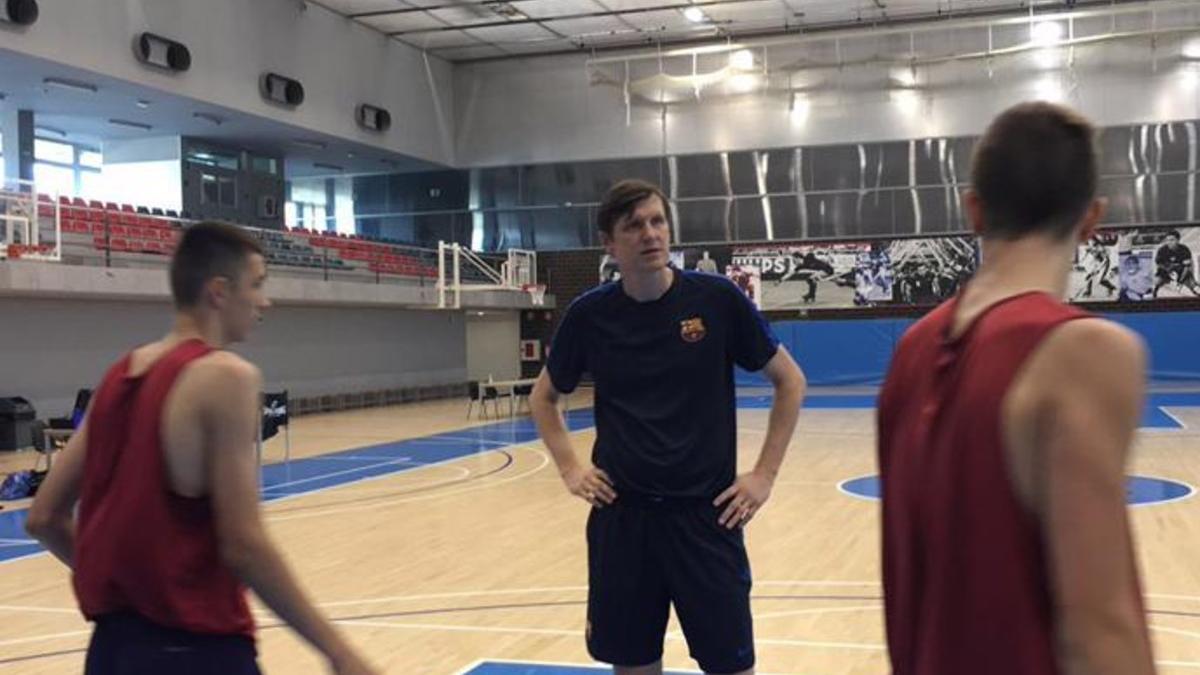 Gregor Fucka se ha incorporado a la disciplina del Barça Lassa como entrenador del Cadete B