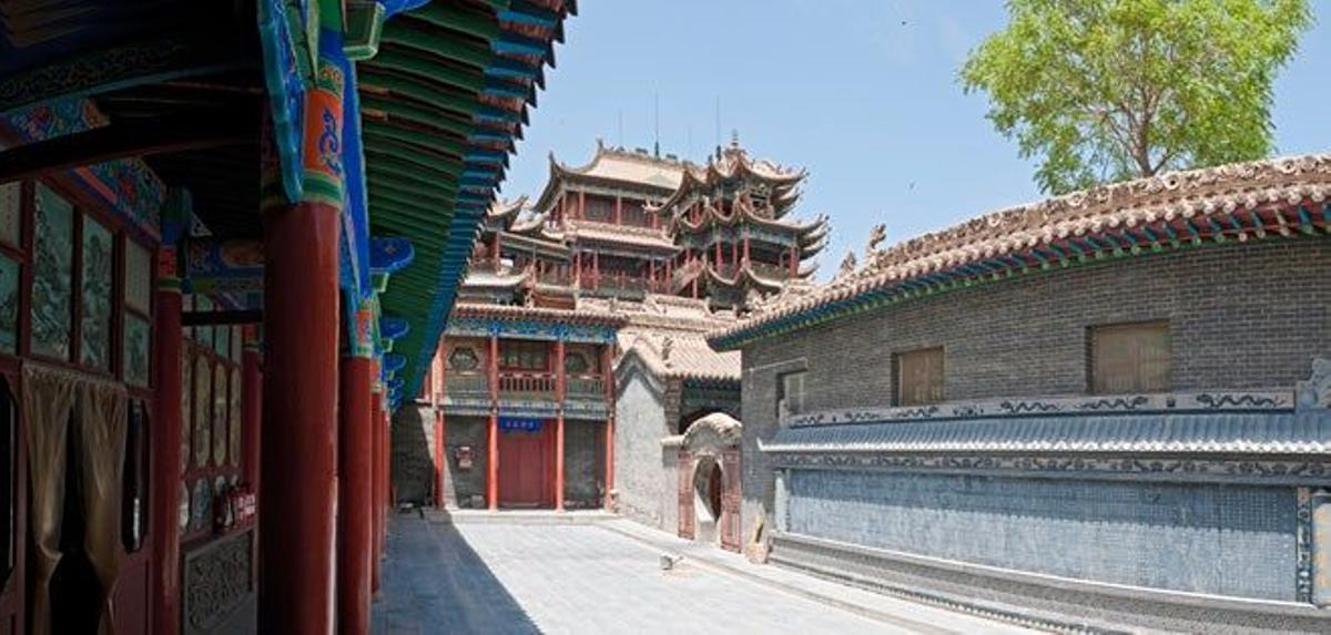 El templo de Gao Miao, en la ciudad de Zhongwei, predica las fes taoista y confuncionista.