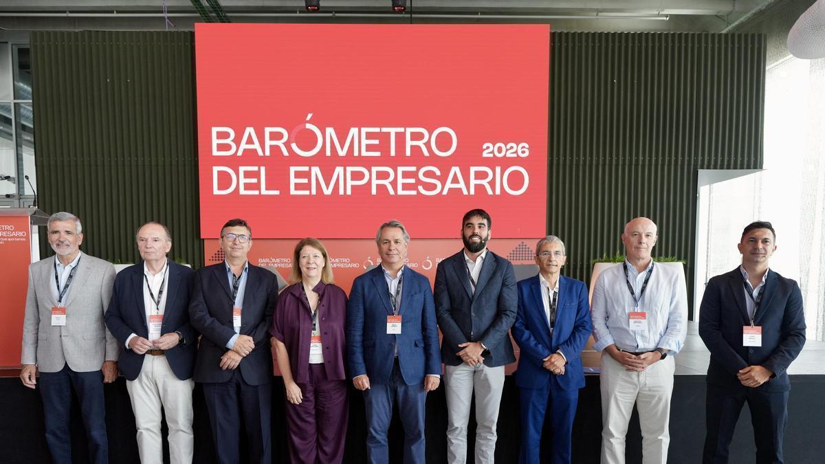 Un momento de la presentación del 'Barometro del empresario' de AVE, en Dénia.