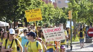 Les imatges de la nova jornada de vaga educativa a Girona