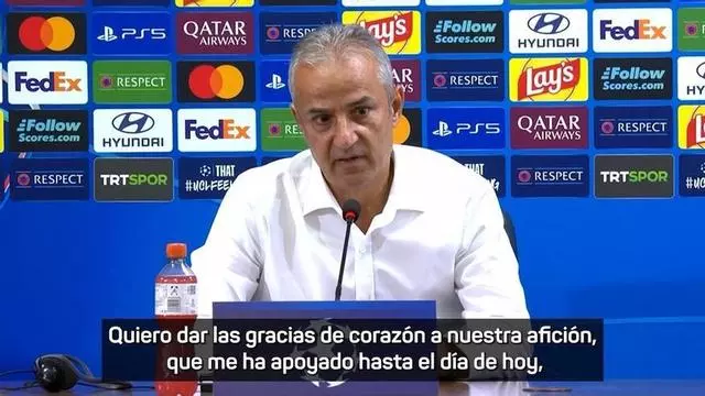 El entrenador del Fenerbahçe dimite en rueda de prensa