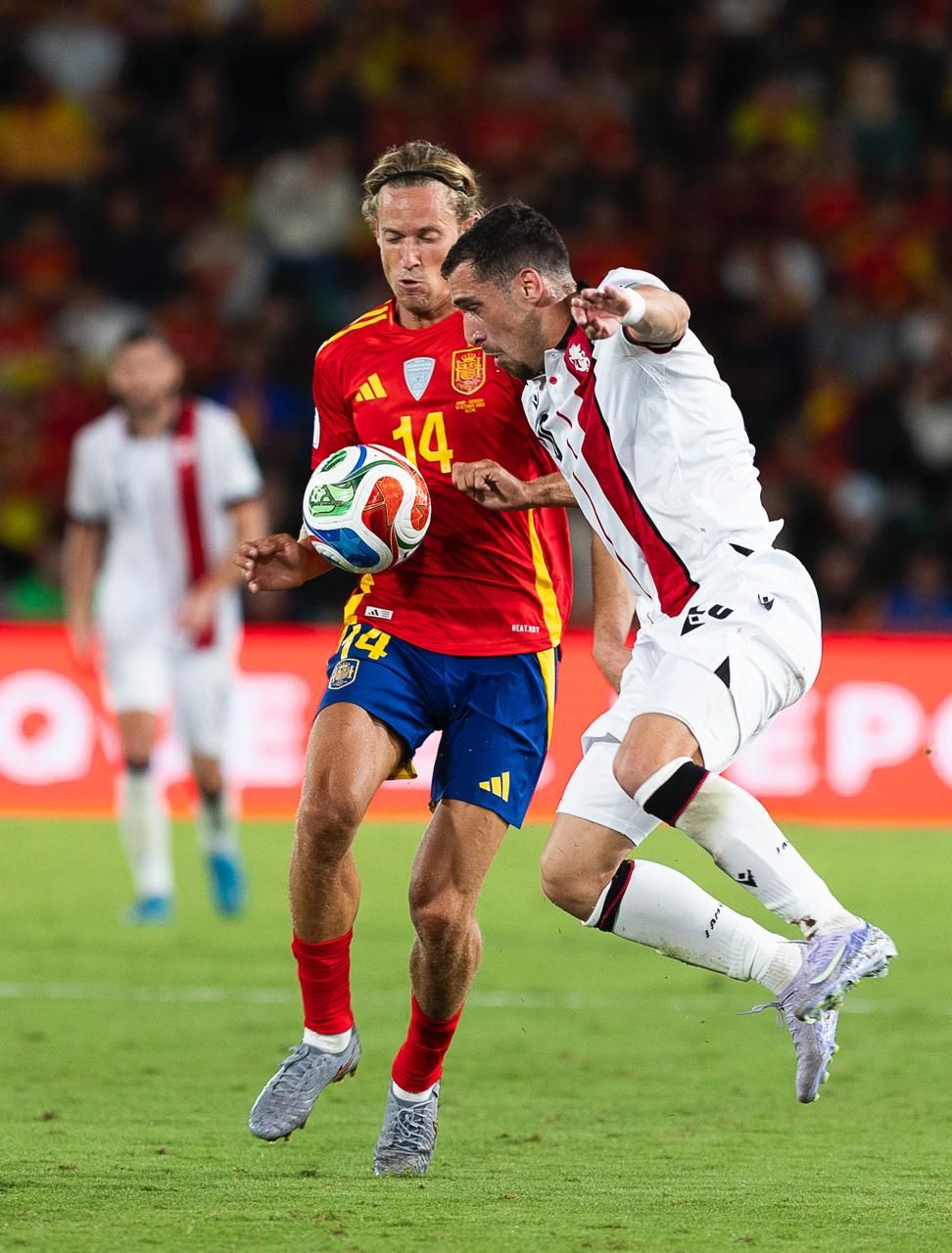 España - Georgia, en imágenes