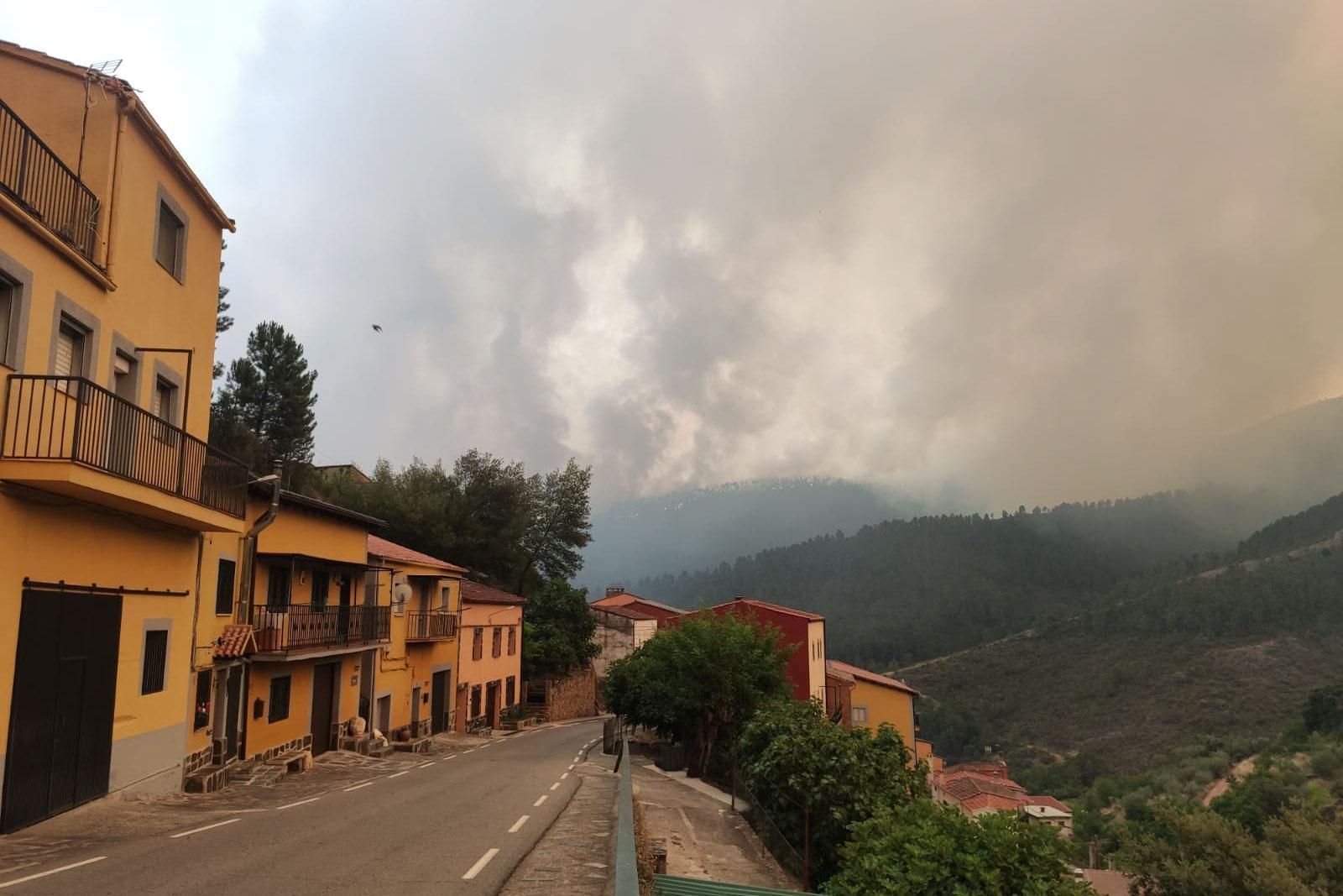 Fuego en Extremadura | Incendio en las Hurdes