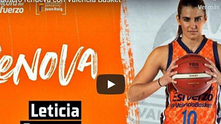 Leticia Romero renueva con el Valencia Basket.