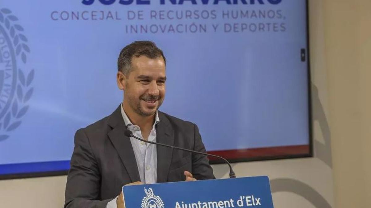 El concejal ilicitano José Navarro en una imagen de archivo