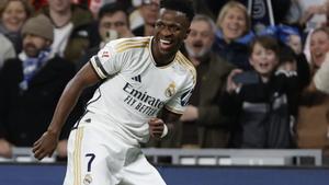 Vinicius Junior, durante un partido.