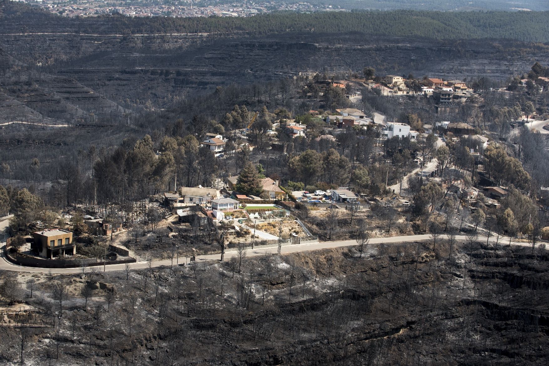 La dimensió de la tragèdia al Bages des de l’aire