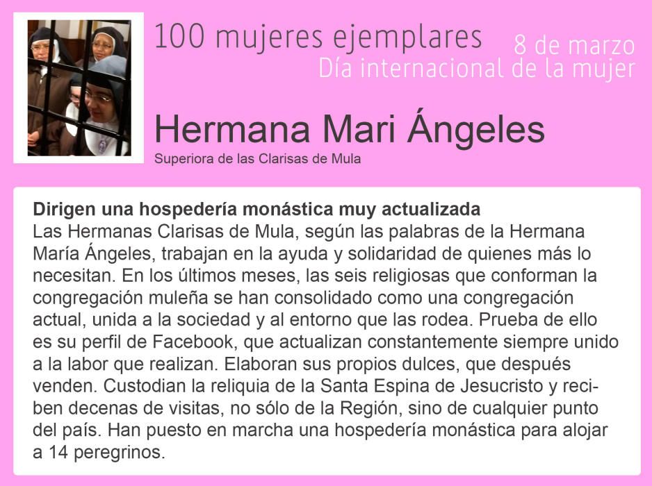 8 de marzo: 100 mujeres de aquí