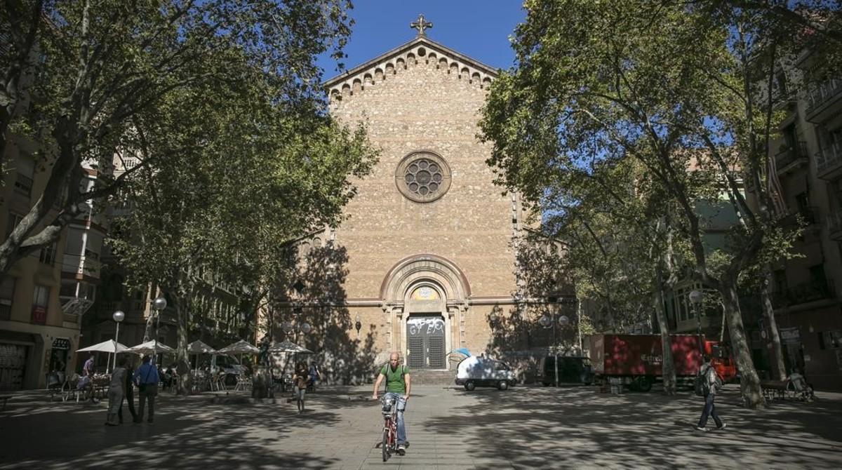 La plaza de la Virreina, en Gràcia.