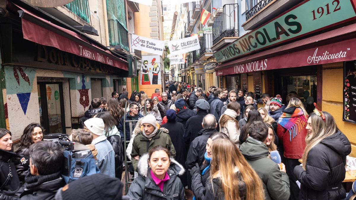 Gran ambiente en el Tubo