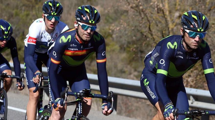 Movistar presenta un equipo de gala para la Vuelta con Valverde, Mas y Soler