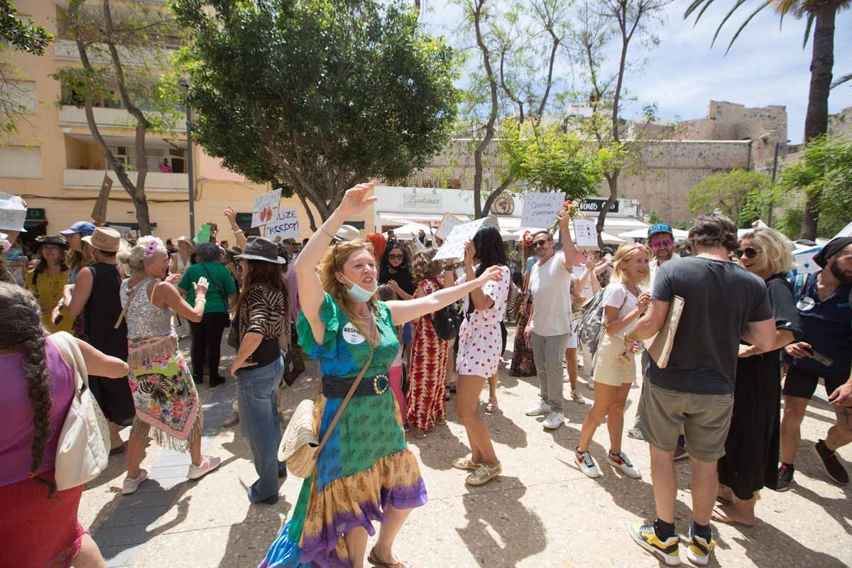 Manifestación Ibiza Respira en Ibiza