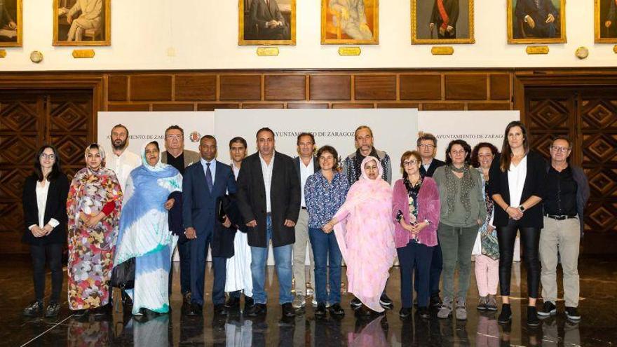 Zaragoza recibe a una delegación política del Frente Polisario