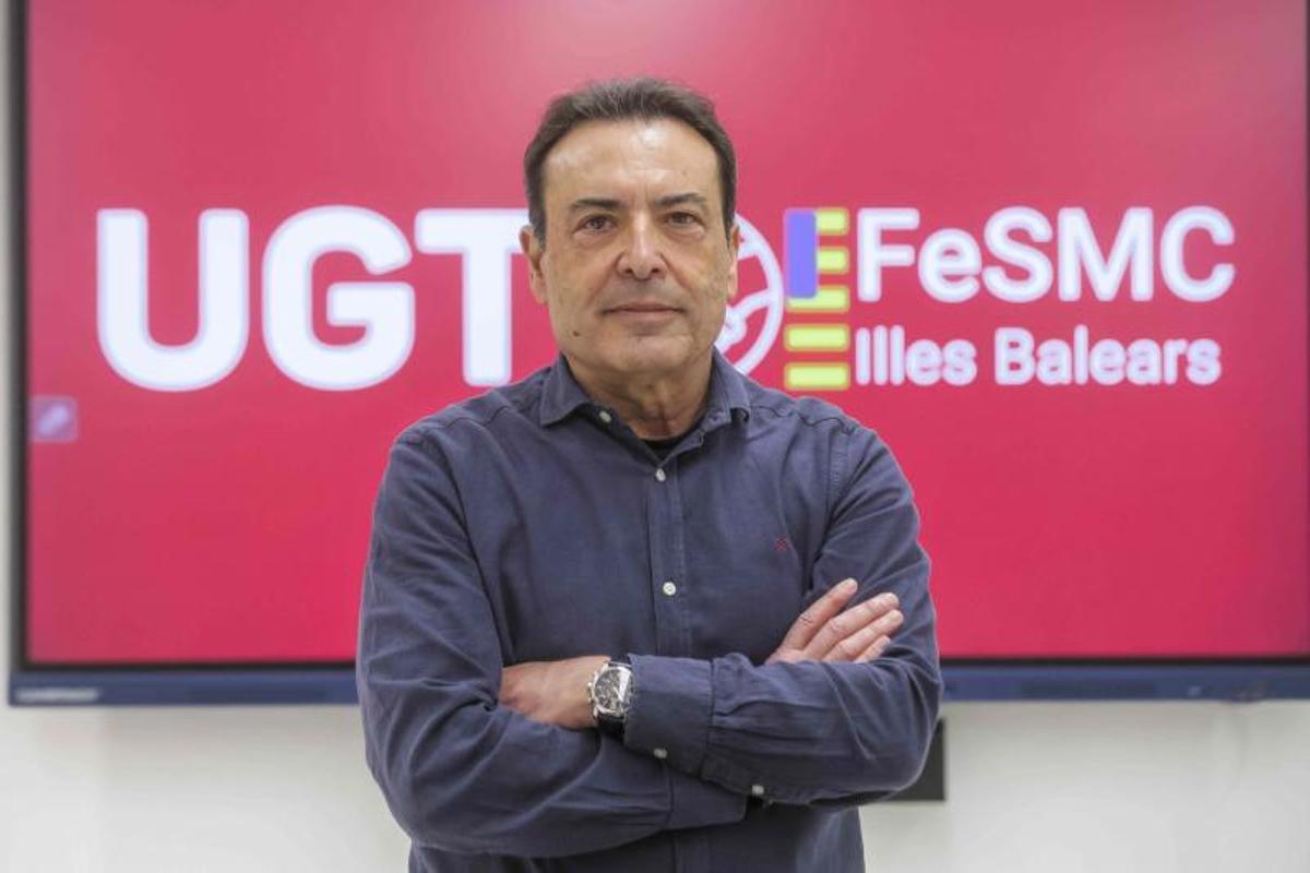 José García Relucio, secretario general de UGT-Servicios en las islas