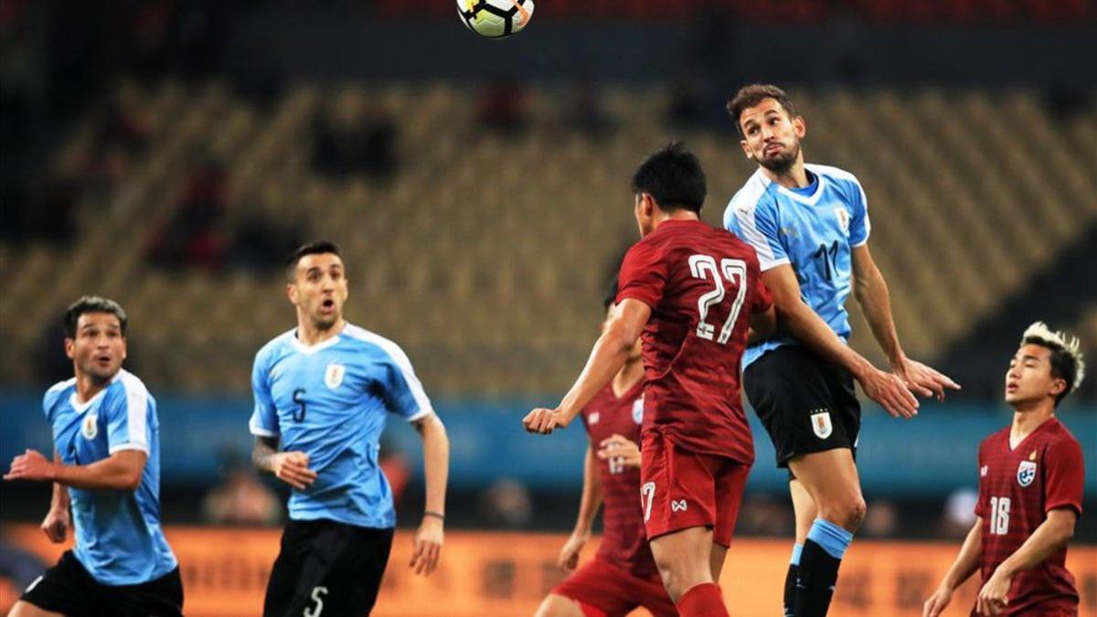 Stuani ha sido clave con la selección de Uruguay