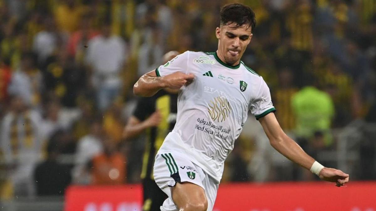 Veiga, en un partido de la Liga saudí. | Efe