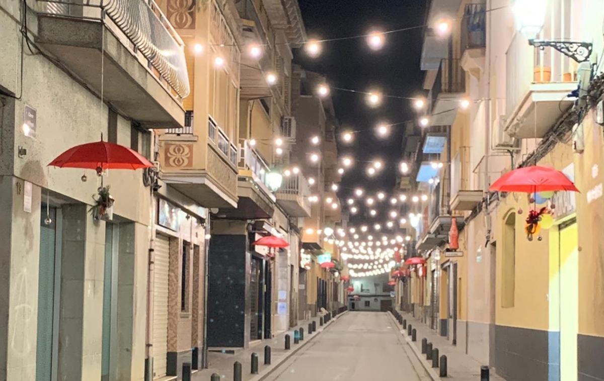 Il·luminació nadalenca pels carrers de Sallent