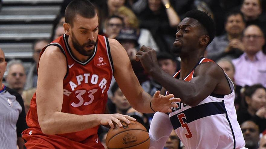 Marc Gasol, en el partido ante los Wizards de Washington.