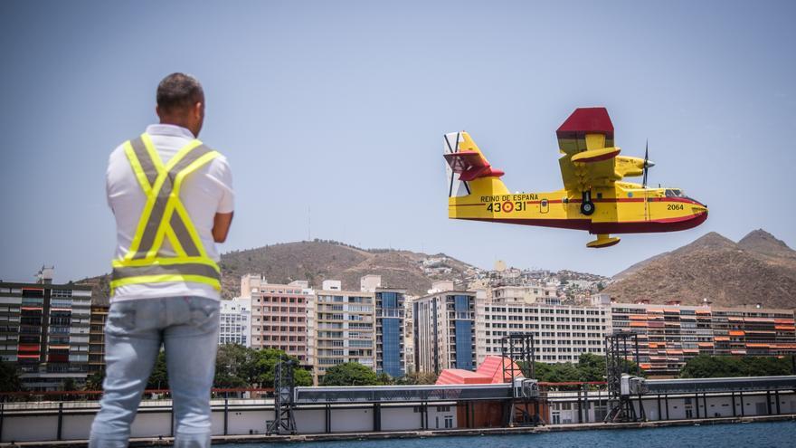 Hidroavión en Santa Cruz de Tenerife