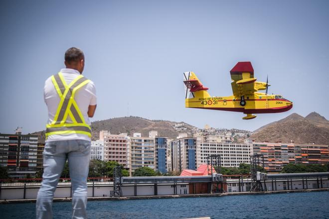 Hidroavión en Santa Cruz de Tenerife