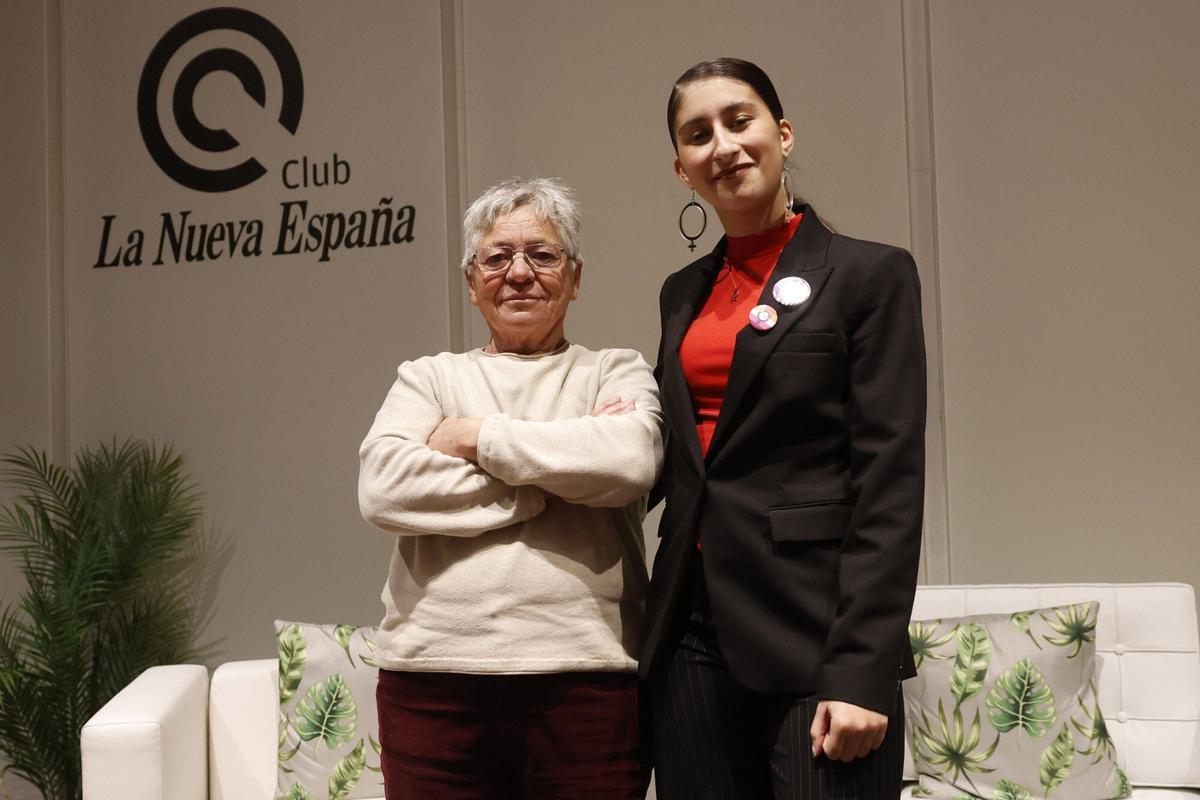 María del Rosario Bobes y Nahia Fidalgo.