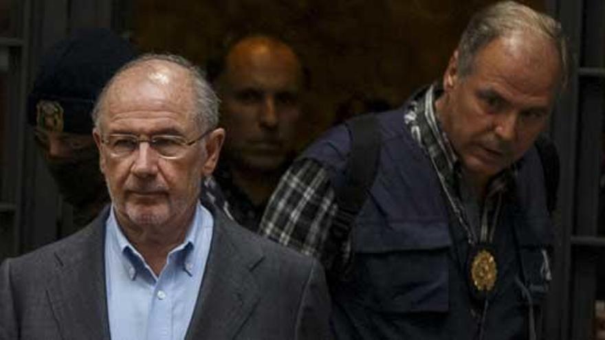 Rodrigo Rato, el día de su detención.