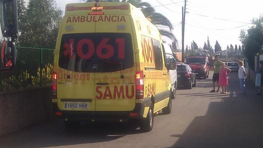 Al lugar del accidente acudió una ambulancia del 061