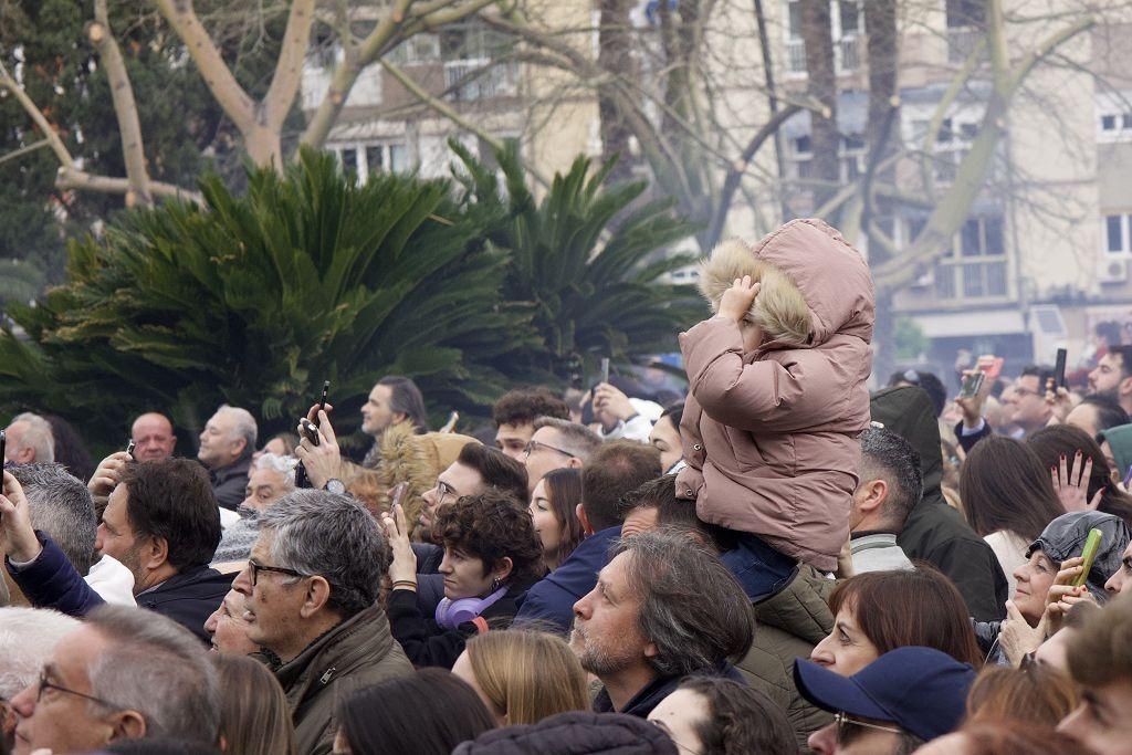 Las mejores imágenes de la 'mascletá' de Murcia