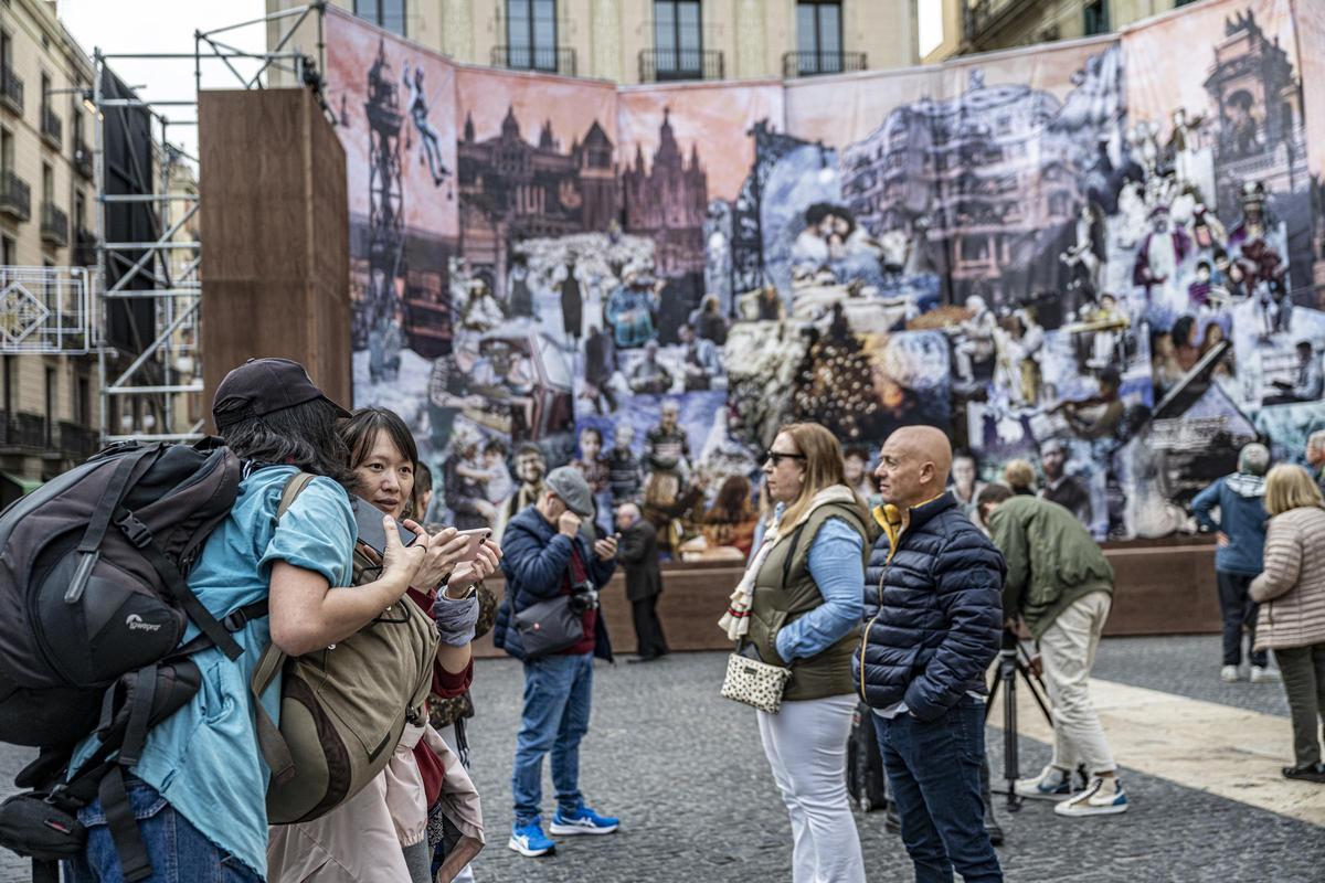 El pessebre de Barcelona obre al públic