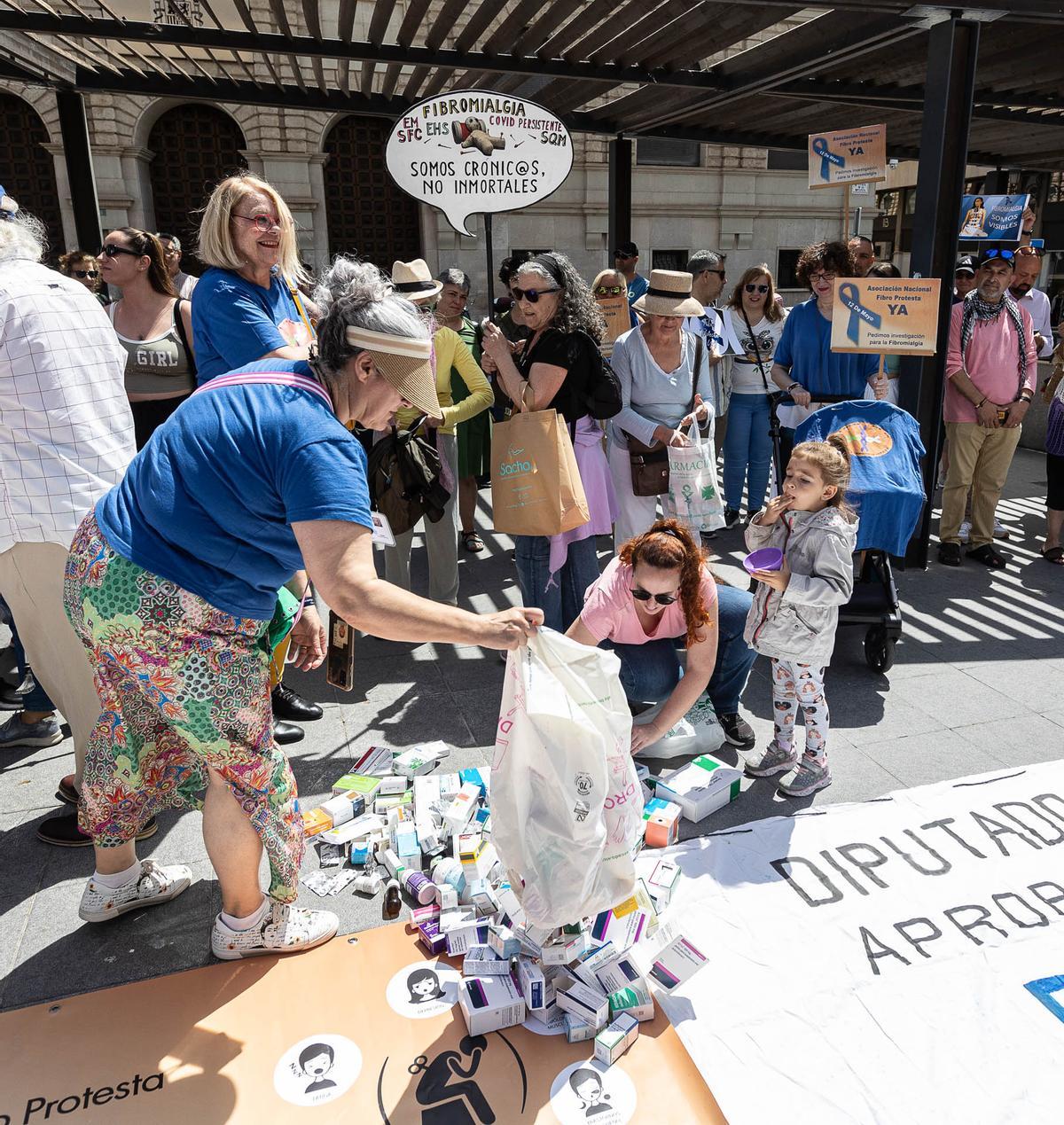 Marcha en Alicante por la visibilidad de enfermos de síndrome químico o covid persistente
