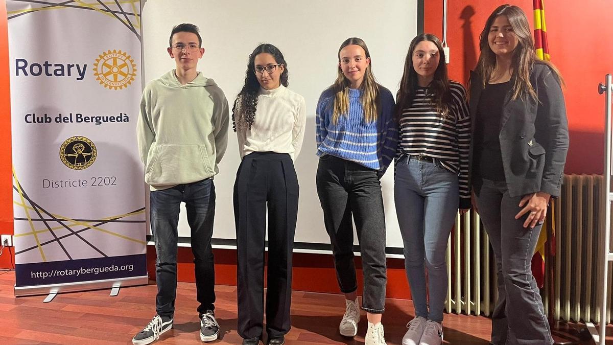 Els cinc estudiants del Berguedà que opten al premi