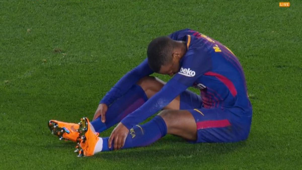 Semedo se lesionó ante el Girona