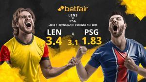 RC Lens vs. PSG: horario, TV, estadísticas, clasificación y pronósticos