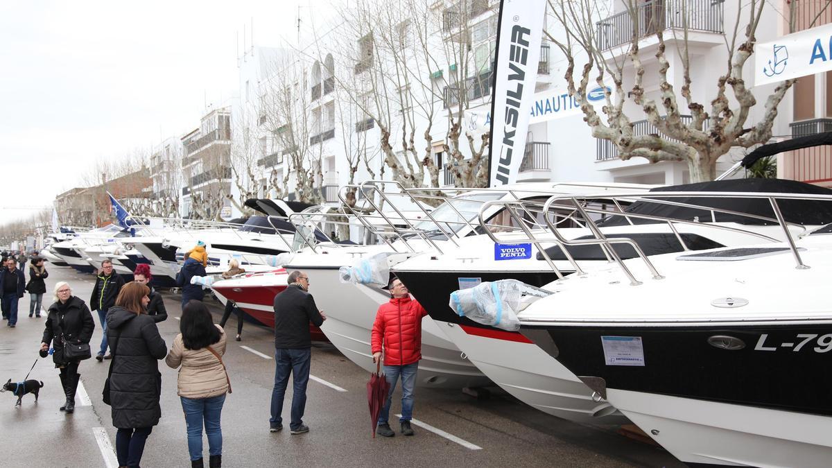 La Fira del vaixell d'Ocasió d'Empuriabrava en una edicó anterior a la pandèmia